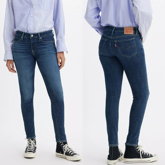 Levi's 711 Skinny jeans in Astro Indigo - Dark Wash size 29​ - Picture 1 of 13
